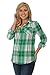 NCAA Women's Boyfriend Plaid Shirt