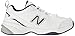 New Balance Men's MX608v4 Training Shoe, White/Navy, 10.5 D US