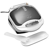 George Foreman GR10ABW Champ Grill with Bun Warmer, White