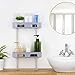 LIANTRAL Over the Toilet Storage, 3-Tier Bathroom Space Saver Organizer, No Drilling Bathroom Shelf