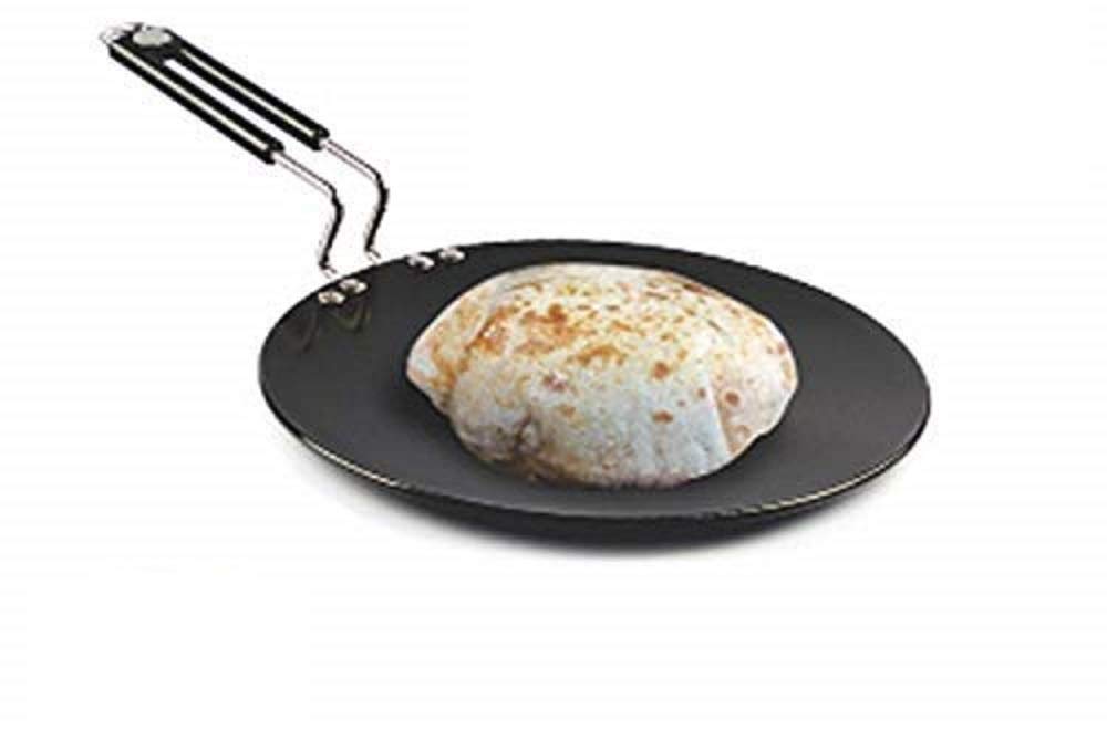 Buy PureChem Cast Iron Roti Tawa with Steel Handle for Rotis 10" Inch (25 cm) Online at Low