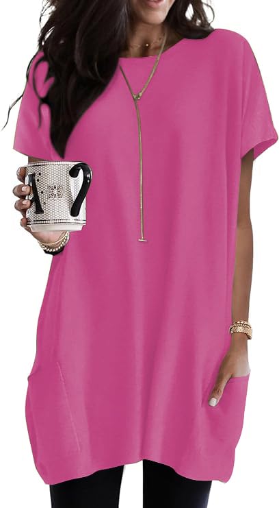 Poetsky Plus Size Summer Tops for Women 2025 Short