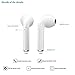 True Wireless Earbuds Bluetooth 4.2 Headphones,Sports in-Ear TWS Stereo Mini Headset w/Mic Extra Bass YSUIC Sweatproof Sports Earbuds,Noise canceling Headphones with Compatible with iOS Androidthumb 3