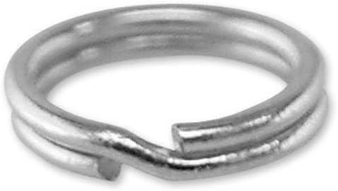 MKCLOCKS 7mm Sterling Silver 925 Split Rings Pkt 10