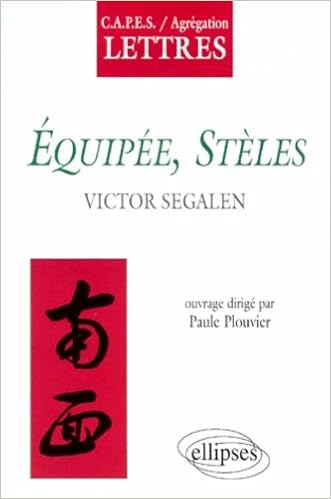 Equipee Steles Victor Segalen Capes Agregation Lettres Amazon Es Plouvier Paule Libros En Idiomas Extranjeros