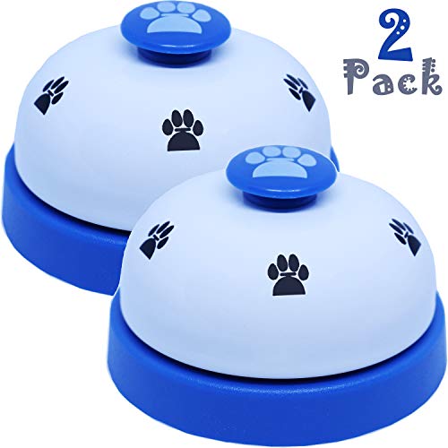 PerriRock Dog Training Bell 2 Set of Call Bell Dogs Footprint Pet Call Dog Bells for Potty Training - Thumbnail 4
