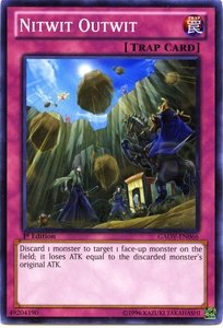 Yu-Gi-Oh! - Nitwit Outwit (GAOV-EN066) - Galactic Overlord - 1st Edition - Common