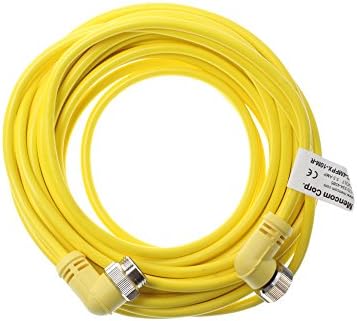 MENCOM MINC-4MFPX-10M-R 4-Pin Male to Female 7/8-16UN2 Cable Assembly, Angled, 10-Meter