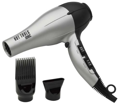 Click Here to See More Images Hot Tools Black And Silver Ionic Hair Dryer HT1029SB