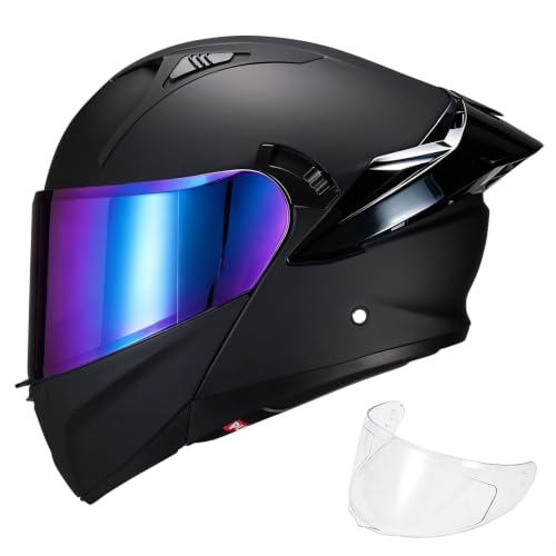JQF Gear Modular Motorcycle Helmet Dual Visor