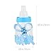LASLU 24pcs Feeder Style Candy Bottle for Baby Shower Favors Fillable Mini Bottle Candy Gift Box for Boy Girl Newborn Infant Baptism Christening Birthday Party Decoration (12pcsPink+12pcsBlue)