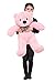 MorisMos Giant Teddy Bear Stuffed Animals, 39” Big Teddy Bear Plush, Pink Large Bear for Girlfriend Girls Gifts on Birthday, 39 Inch