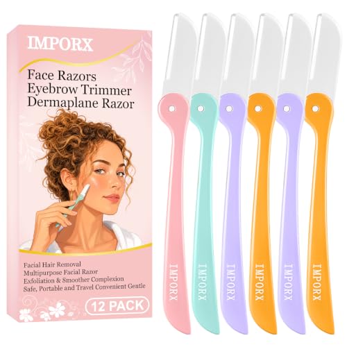 Eyebrow Razor for Women Face Dermaplane Razors