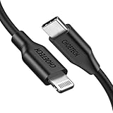 CHOETECH USB C to Lightning Cable [6.6Ft Apple MFi Certified] Compatible with iPhone 11/11 Pro/11 Pro Max/X/XS/XR/XS Max/8/8 Plus/iPad/AirPods Pro, Supports Power Delivery (Use with Type C Chargers)