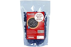 Superlife Jumbo Black Seedless Raisins Indian Dry Grapes (900 g)