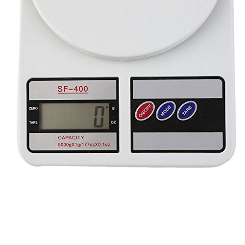 Digital Kitchen Scale Electronic Balance Weight LCD Display Tare Function for Postal Parcel Food Weight Diet Battery Operated