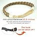 DIGUAN Synthetic Hair Braided Headband Classic Chunky Wide Plaited Braids Elastic Stretch Hairpiece Women Girl Beauty accessory, 55g aHairBeauty (#Golden Brown)