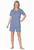 Dreams & Co. Women's Plus Size 2Pc Short Pajama Set By Dreams And Co.