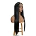 ALICE Lace Front Black Wig for Women, 22
