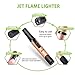 VVAY Jet Flame Fire Torch Lighter Long Gas Butane Refillable, Multipurpose for BBQ Grill Fireplace Stove Barbecue