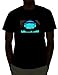 EmazingLights DJ Disco Ball With Headphones Sound Activated Light Up Rave Shirt