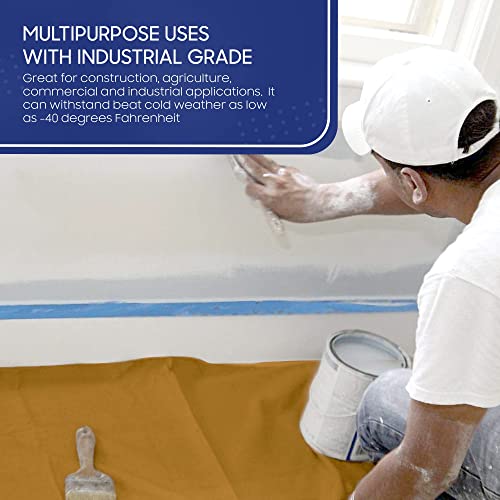 Tarps Now 18 Mil Heavy Duty Canvas Tarp with Nickel Plated Grommets A