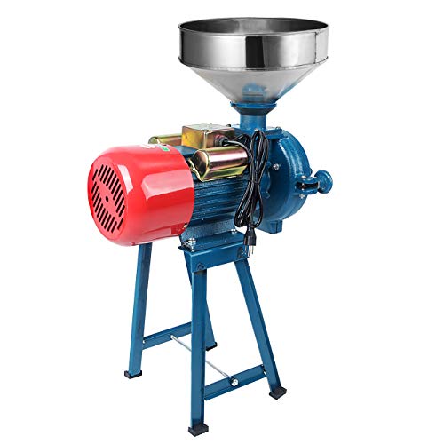 BIZOEPRO 2200W Commercial Grinder Professional Grain Mill Adjustable Grinding Miller With Funnel For Flour Corn Wheat Herb Pepper Coffee