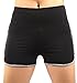 Neonysweets Womens Yoga Shorts Fitness Gym Workout Short Pants Black Gray M