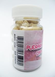 Pueraria Mirifica Powder Root Extract Breast Augmentation 500 Mg. 60 Caps.x4 Bottles for 2 Month From Thailand