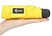 Small Mini Umbrella with Case. Light Compact Design makes it perfect for Travel (Yellow)