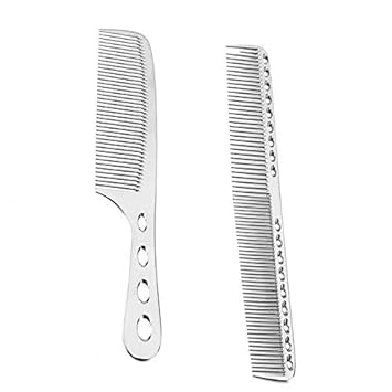 Buy Hitsan Incorporation 2pcs Metal Steel Hair Comb Pro Salon