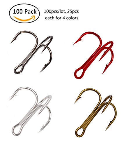 Guaziv 100pcs Lot Hooks Classic Fishing Treble Hooks 3x High | Desertcart Aruba Guaziv 100pcs Lot Hooks Classic Fishing Treble Hooks 3x High | Desertcart Aruba