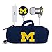 AudioSpice NCAA Michigan Wolverines Scorch Earbuds and Mic Clamshell with BudBag