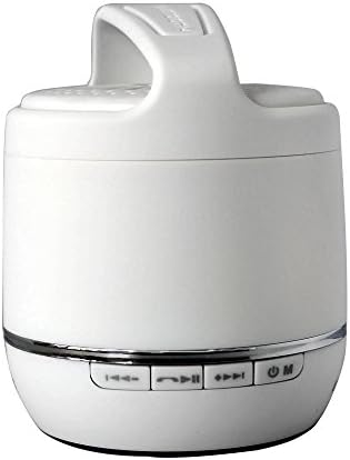 Yuntab Ultra-portable Creative Wireless Bluetooth Speaker, Support TF Card, USB flash Playing Handsfree call and Play music,with Built-in Mic, Has Built in Rechargeable Battery,Works for Iphone, Ipad Mini, Ipad 4/3/2, Itouch, Blackberry, Nexus, Samsung and other Smart Phones Tablet PC White