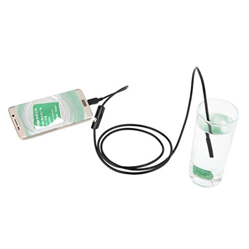 Click Here to See More Images Creazy® 5.5mm Endoscope Waterproof Borescope Inspection Camera 6 LED For Andorid Phone 1M