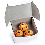 Bakery Collection 18 Inch Doll Food 3 Piece Blueberry Muffins and Bakery Box Perfectly Designed To Be Compatible With American Girl Pastry Bake Shop and Play Food Kitchen Accessories