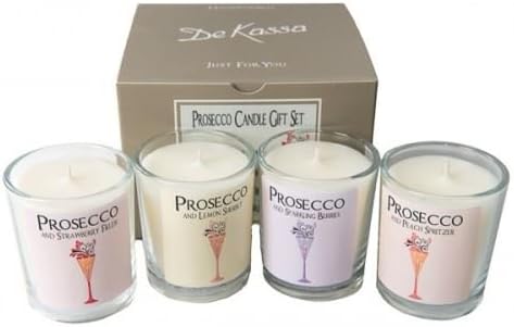 Prosecco Candle Gift Set of 4