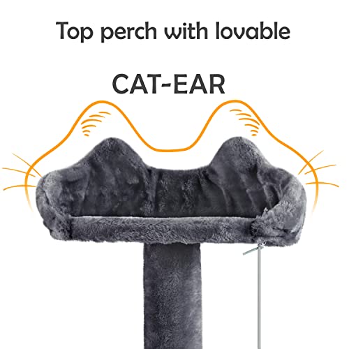 Yaheetech 55 inches Cat Tree for Indoor Cats, MultiLevel Cat Tower w