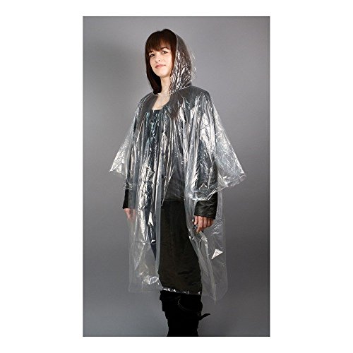 Travelon emergency rain poncho, clear - 12215-86
