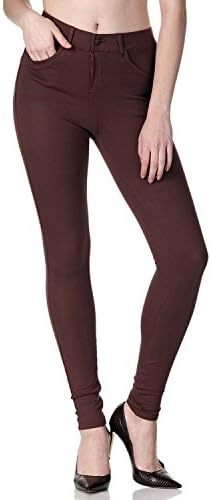 Regna X High Waist Skinny Stretch Jeggings for Women (Regular/Plus Sizes)