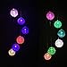 Solar Wind Chime, Mobile Waterproof Color Changing Wind Chimes Spiral Spinner Decorative Romantic Hanging Wind Ball Light for Indoor/Outdoor/Patio/Garden/Balcony Decor