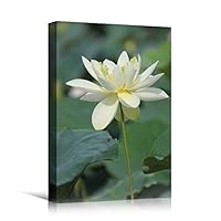 Canvas Wall Art White Fields Bohemian Colorful Floral Group Multicolor Photography - 12x18 inches