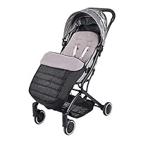 SONARIN Universal Premium Pushchair Footmuff,Waterproof and Windproof,Cosy Toes Fleece Lined Universal Fitting for Pushchairs Strollers Prams Buggy(Black)