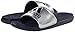 adidas Performance Men's Voloomix M Slide Sandal,Silver/Collegiate Navy/Collegiate Navy,11 M US