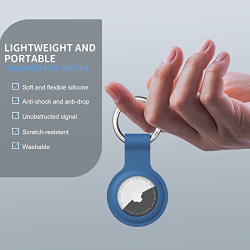 6 Pack Airtag Case for Apple AirTag,Airtag Keychain,Apple Airtag Holder