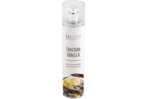 Instyle Fragrances | Body & Hair Mist | Tahitian Vanilla Scent | With Panthenol | CLEAN, Vegan, Paraben Free, Phthalate Free | Premium 8 Fl Oz Spray Bottle