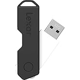 Lexar JumpDrive TwistTurn2 32GB USB 2.0 Flash Drive, Black (LJDTT2-32GABNABK)