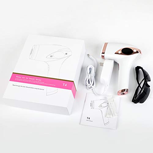 IPL Hair Removal Device - Permanent Hair Removal Electric Painless Perfect Hair Remover for Face, Armpit, Chin and Full Body, FDA Approved with Sunglasses (ICE COLD)