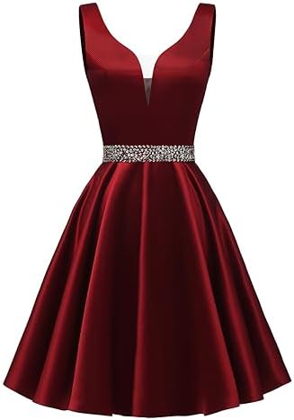 Amazon.com: Tulle Black Short Gothic Prom Homecoming Dress Cocktail Gown  Burgundy US 2 : Clothing, Shoes & Jewelry