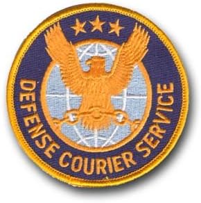 DEFENSE COURIER SERVICE 3½" MILITARY PATCH